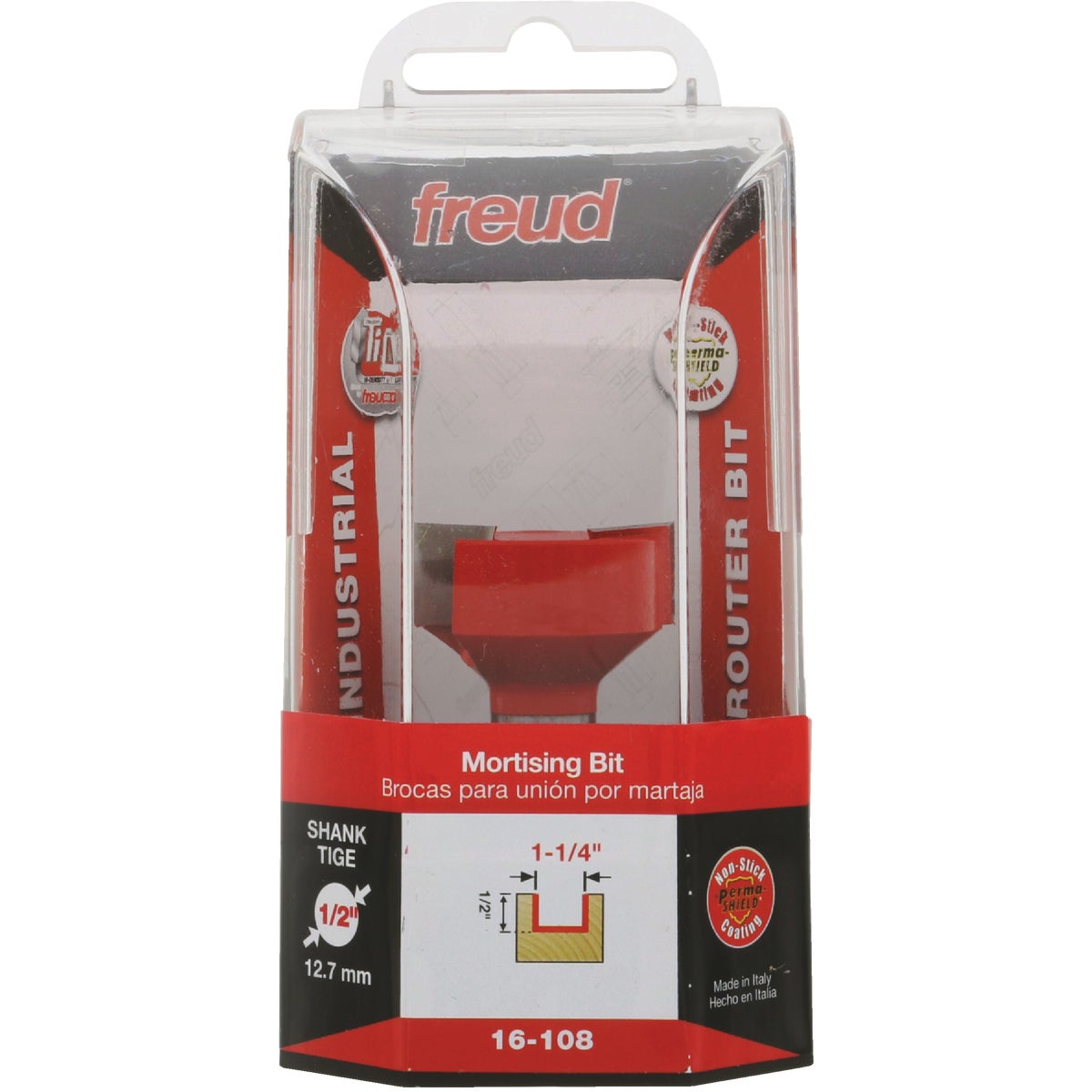 Freud 1-1/4 In. Mortising Carbide Tip Mortising Bit