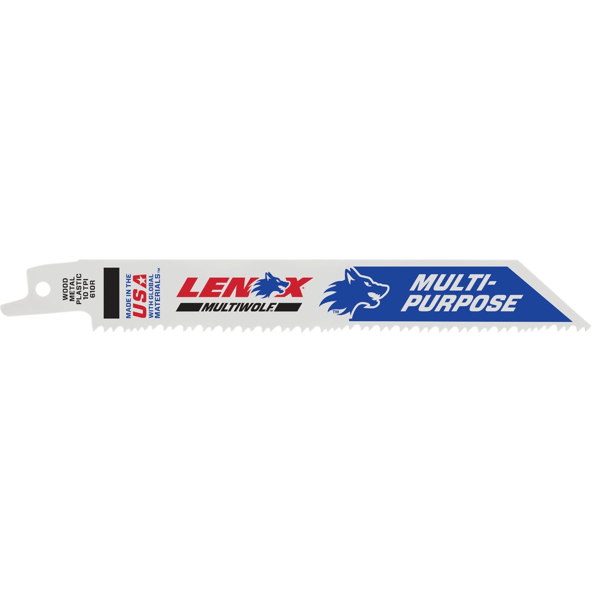 Lenox 6 In. 14 TPI Thick Metal Reciprocating Saw Blade 