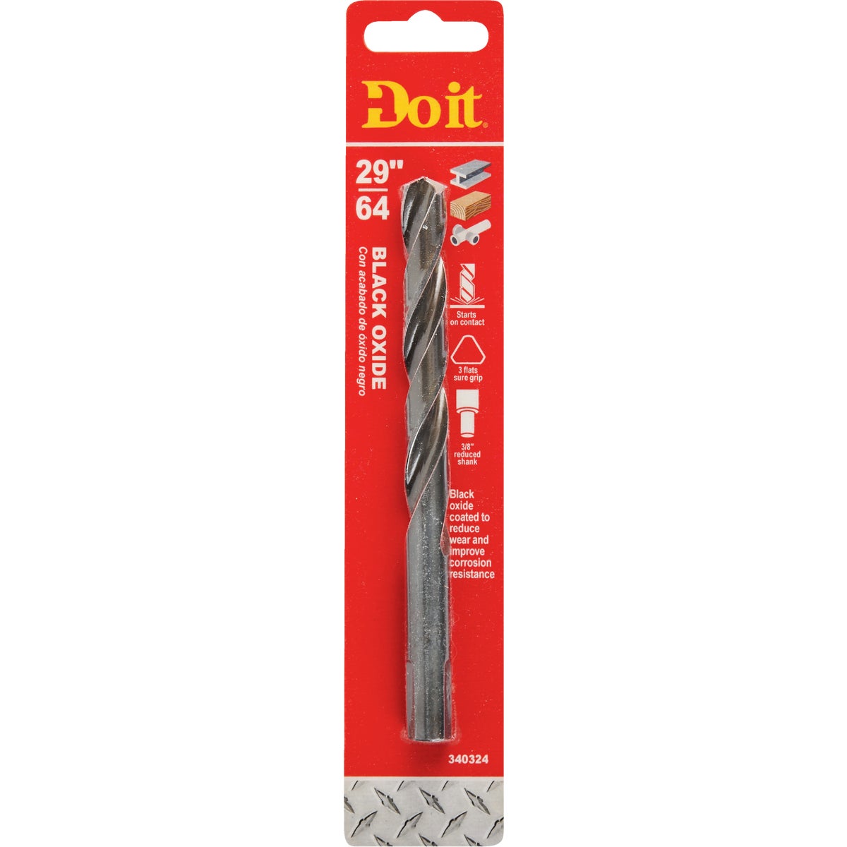 Do it 29/64 In. Black Oxide Drill Bit 
