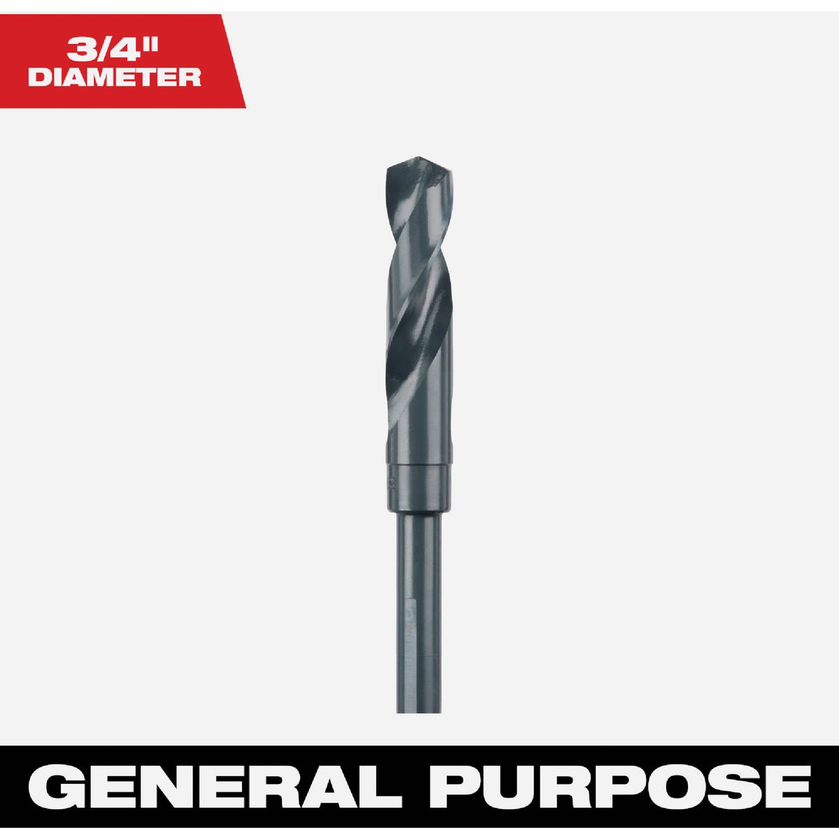 Milwaukee 3/4 In. Black Oxide Silver & Deming Drill Bit