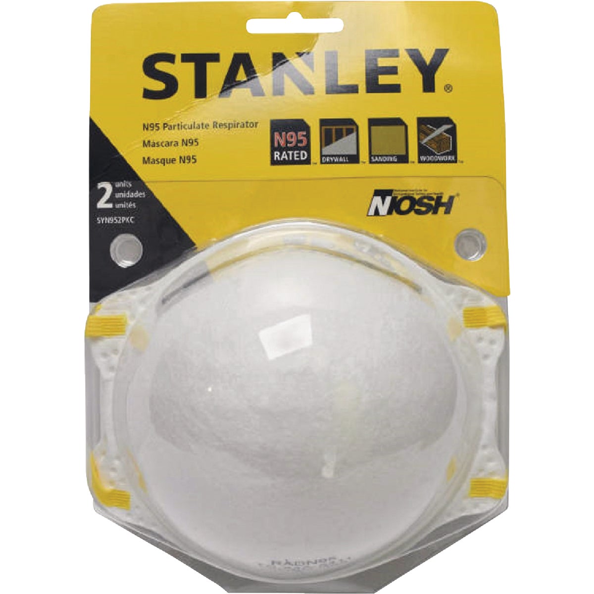 Stanley N95 Particulate Respirator (2-Pack)