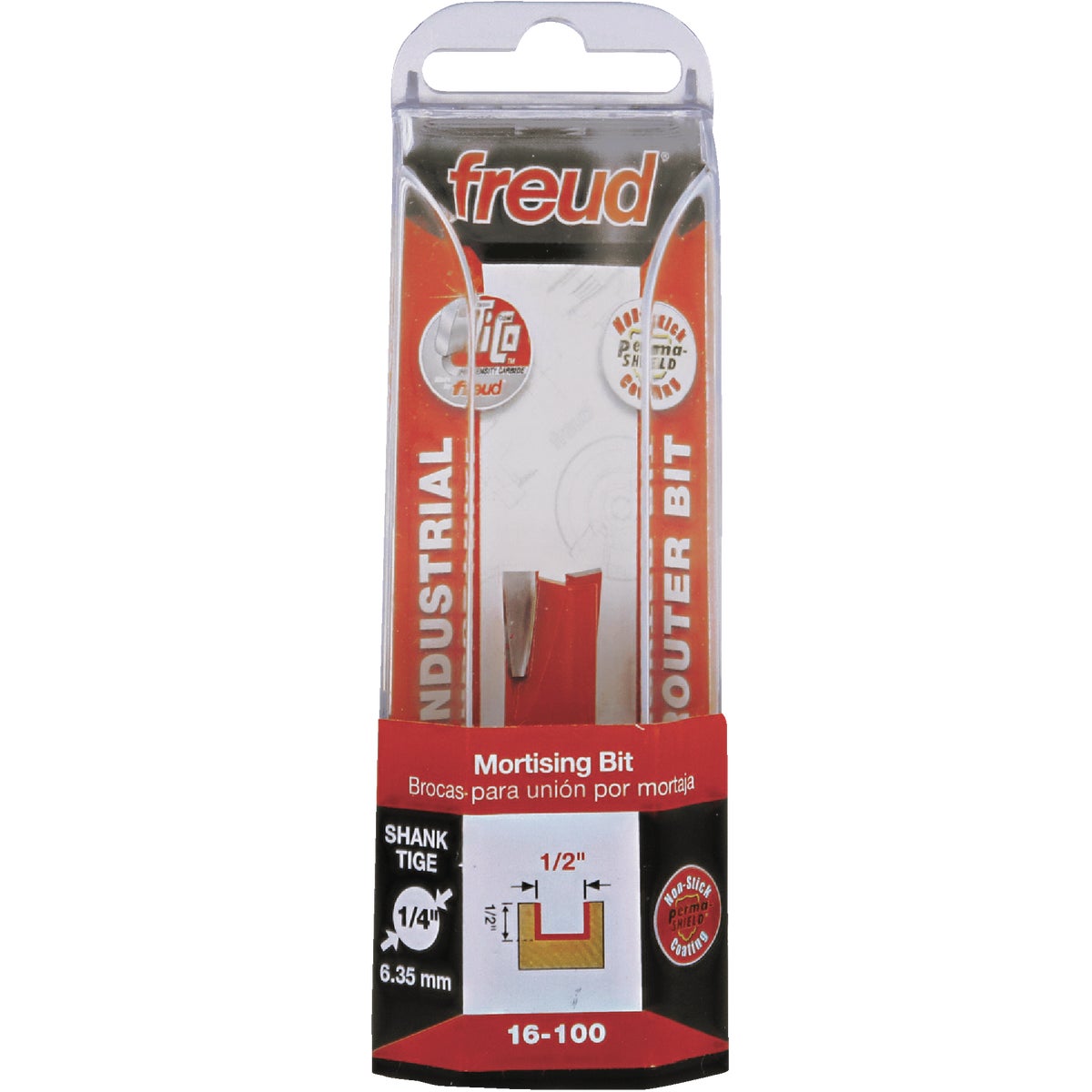 Freud 1/2 In. Mortising Carbide Tip Mortising Bit