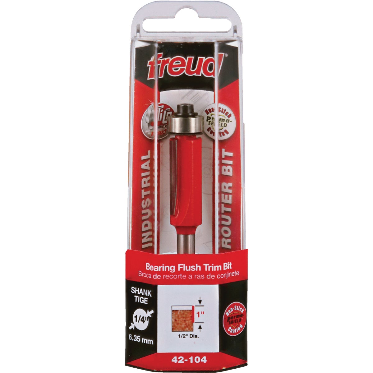 Freud Carbide Tip 1/2 In. 2-Flute Flush Trim Bit