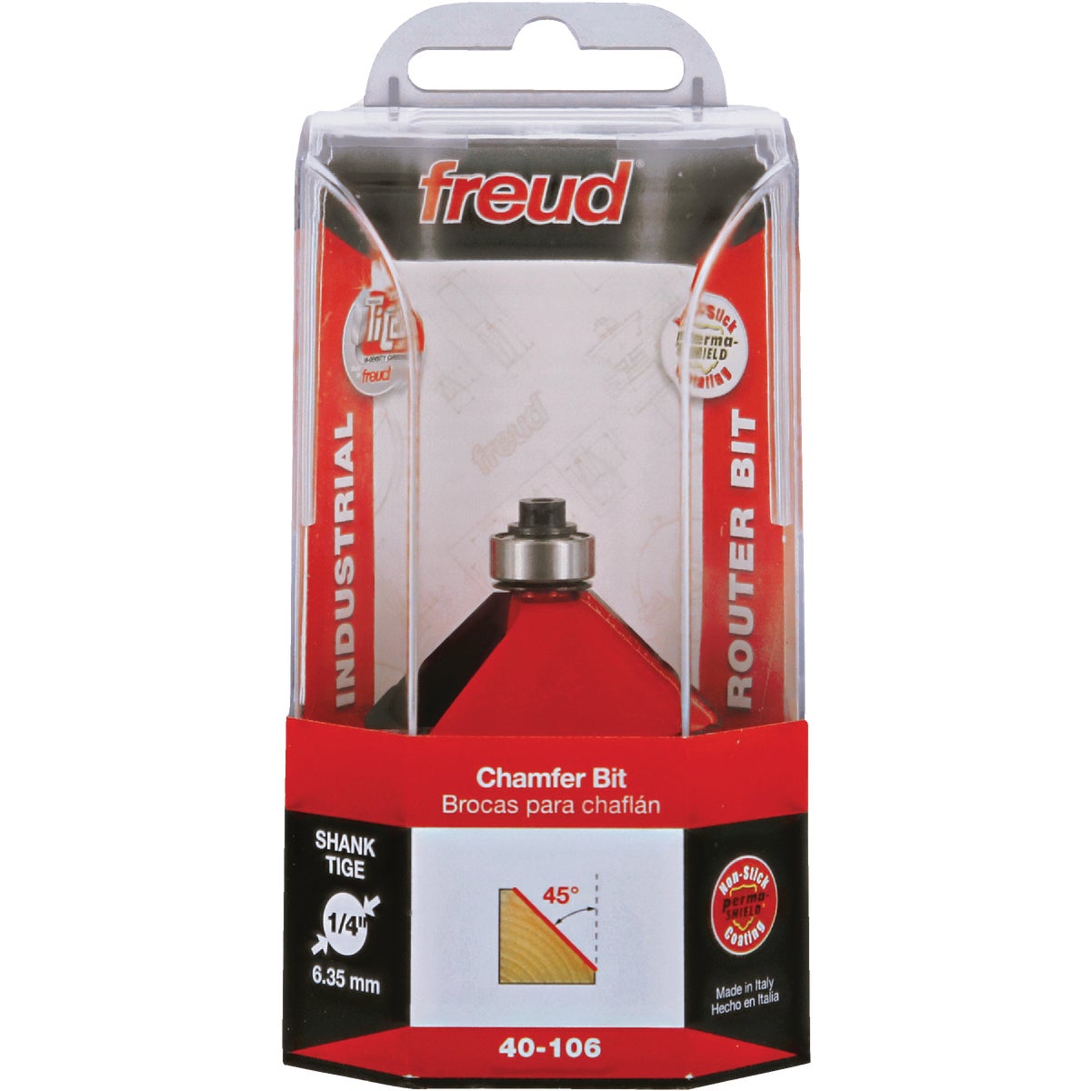 Freud Carbide 5/8 In. Chamfer Bit with Bearing Pilot