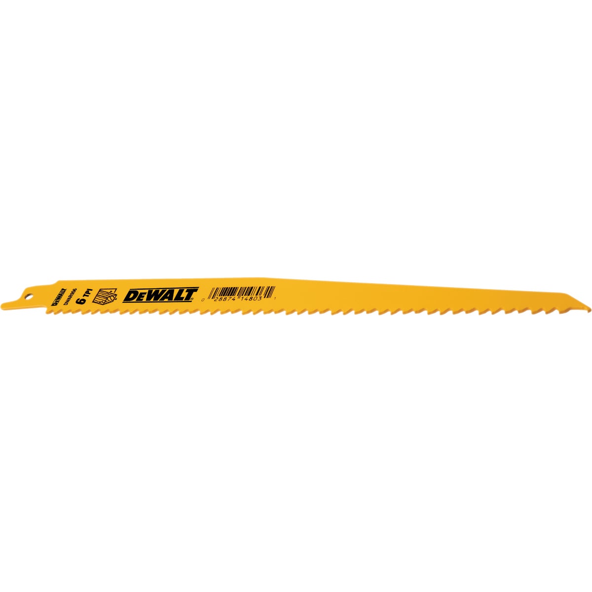 DeWalt 9 In. 6 TPI Wood Reciprocating Saw Blade (5-Pack)