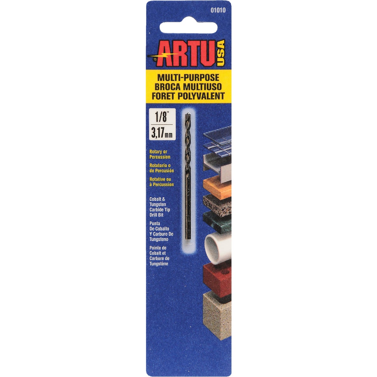 ARTU 1/8 In. Cobalt General Purpose Drill Bit