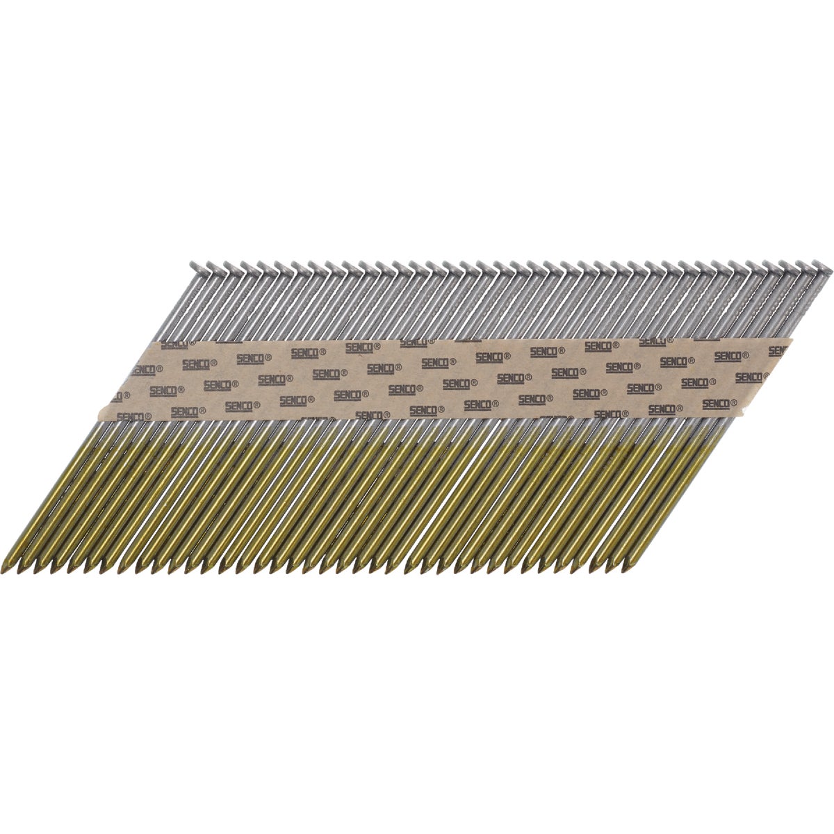 Senco ProHead 34 Degree Paper Tape Bright Offset Round Head Framing Stick Nail, 3-1/2 In. x .131 In. (2500 Ct.)