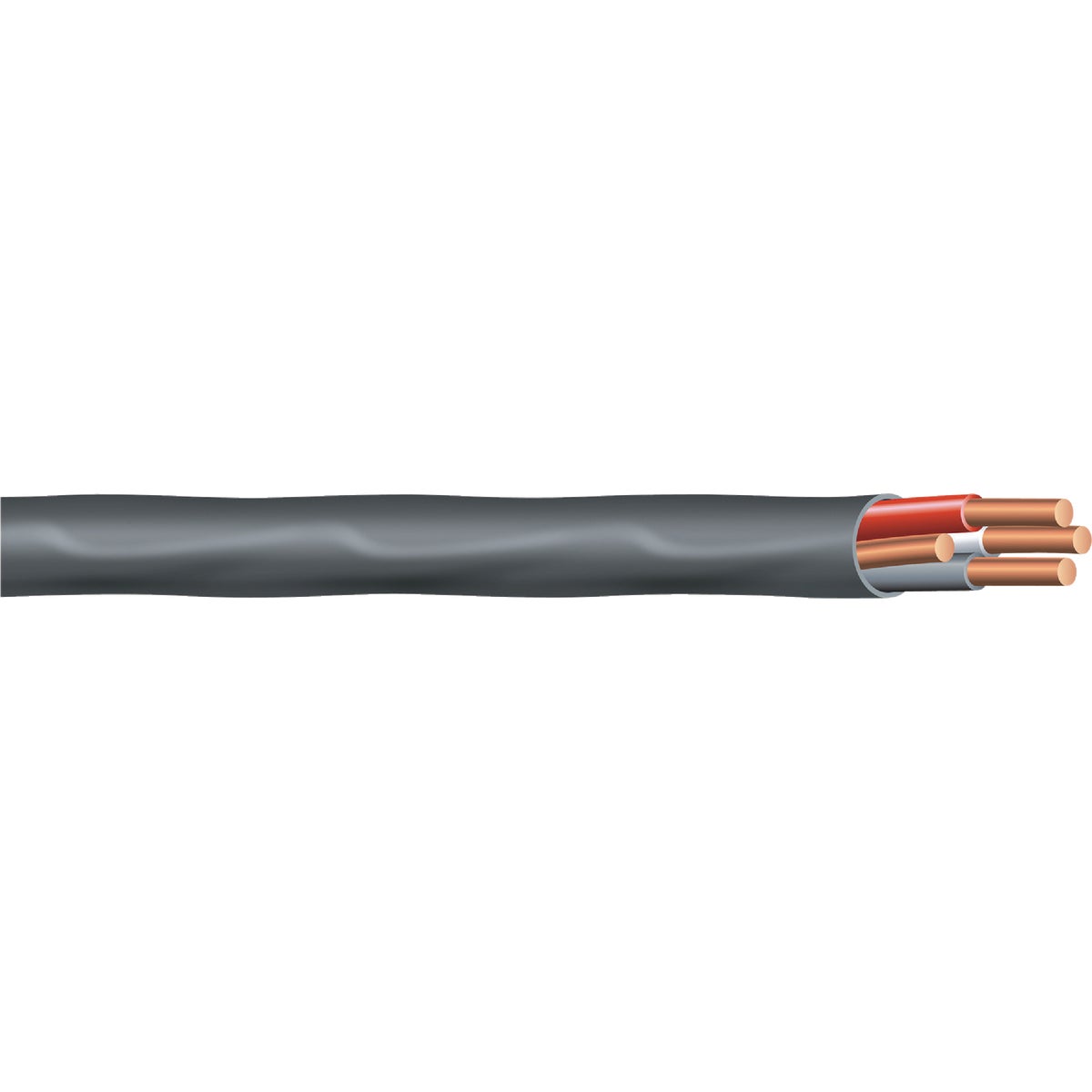 Romex 90 Ft. 6/3 Stranded Black NMW/G Electrical Wire