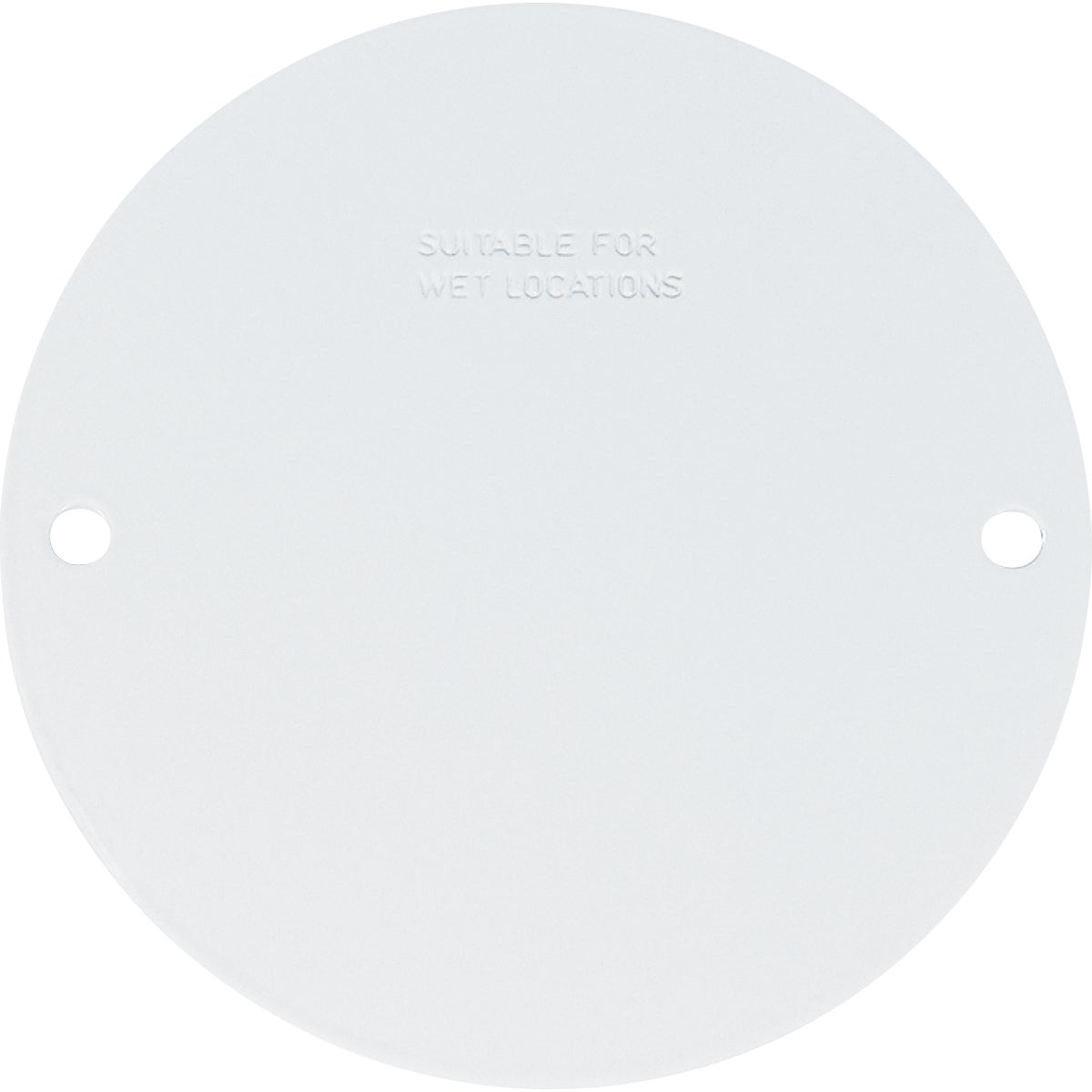 Southwire Round Weatherproof White Blank Cover