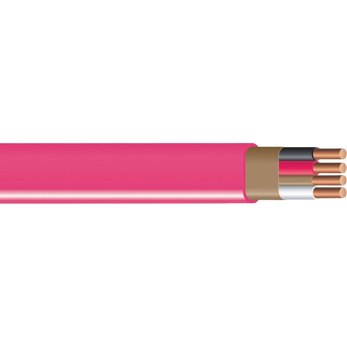 Romex 1000 Ft. 10/3 Solid Pink NMW/G Electrical Wire
