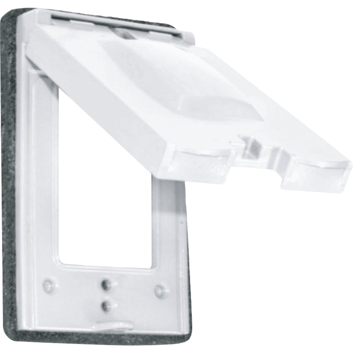 Southwire 10-In-1 Single Gang Non-Metallic Multi-Use White Weatherproof Cover