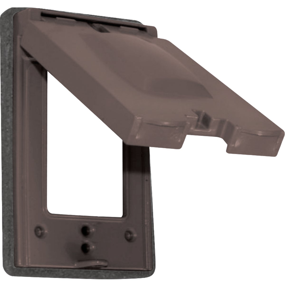 Southwire 10-In-1 Single Gang Non-Metallic Multi-Use Bronze Weatherproof Cover