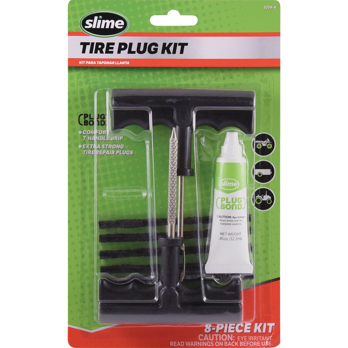 8PC TIRE PLUG KIT