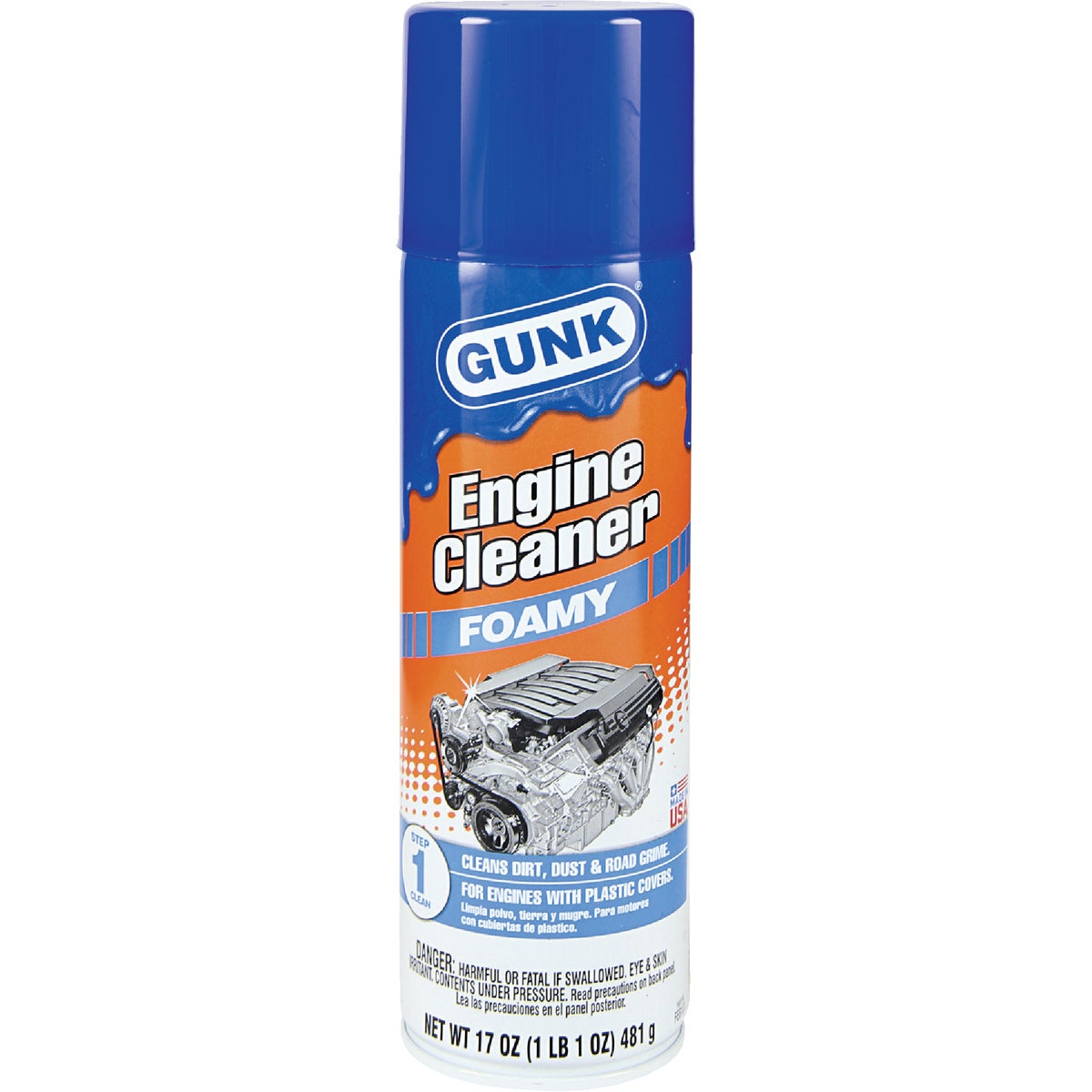  Gunk 17 Oz. Aerosol Foamy Engine Cleaner (California Compliant)