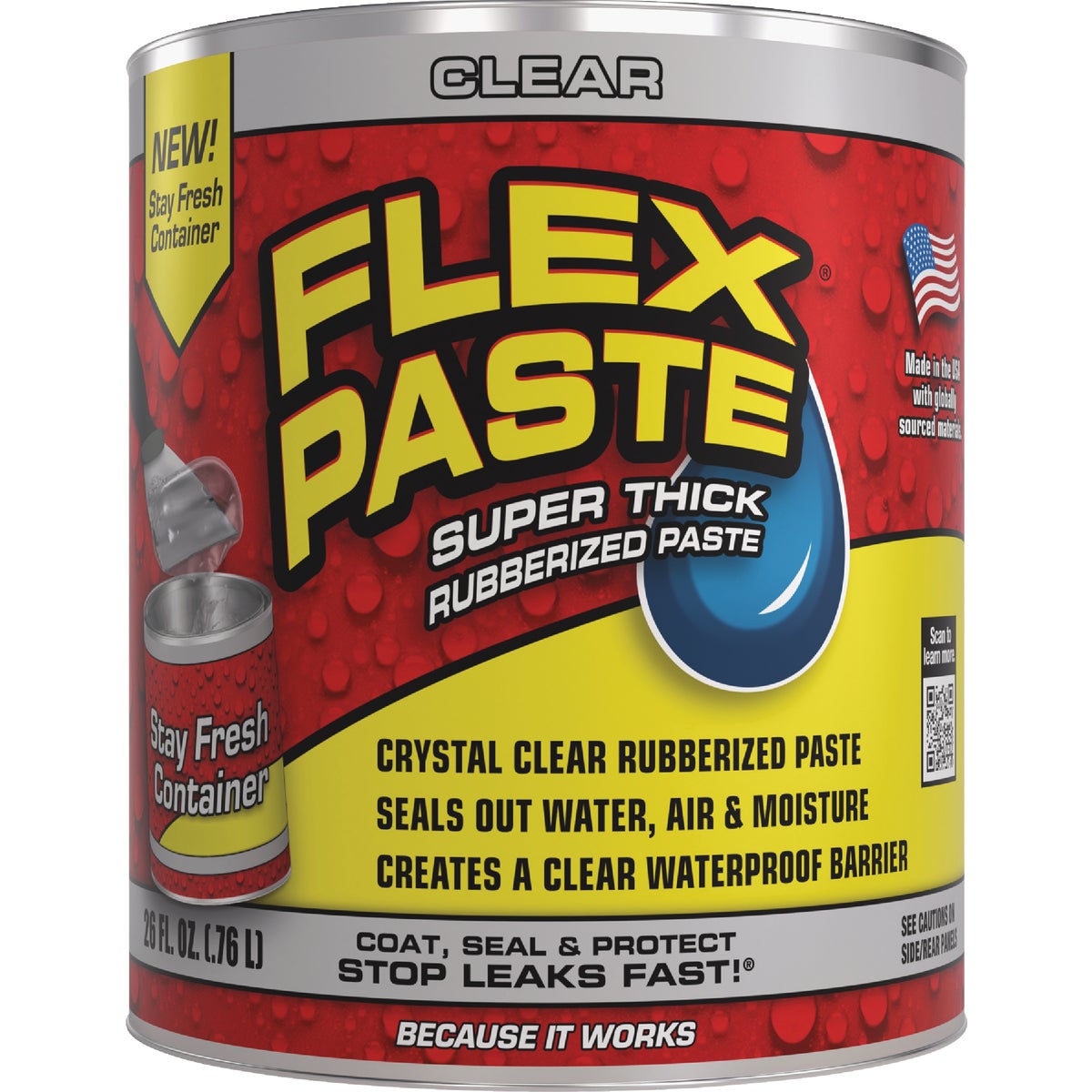 3LB CLEAR FLEX PASTE
