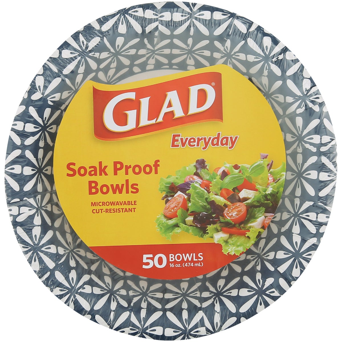 Glad Everyday 16 Oz. Paper Bowls (50-Count)