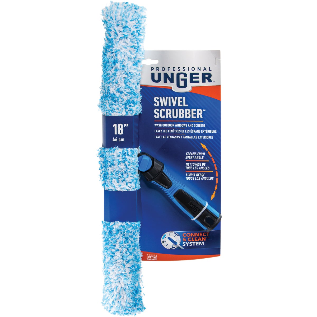 Unger Professional Grip 18 In. Microfiber Scrubber