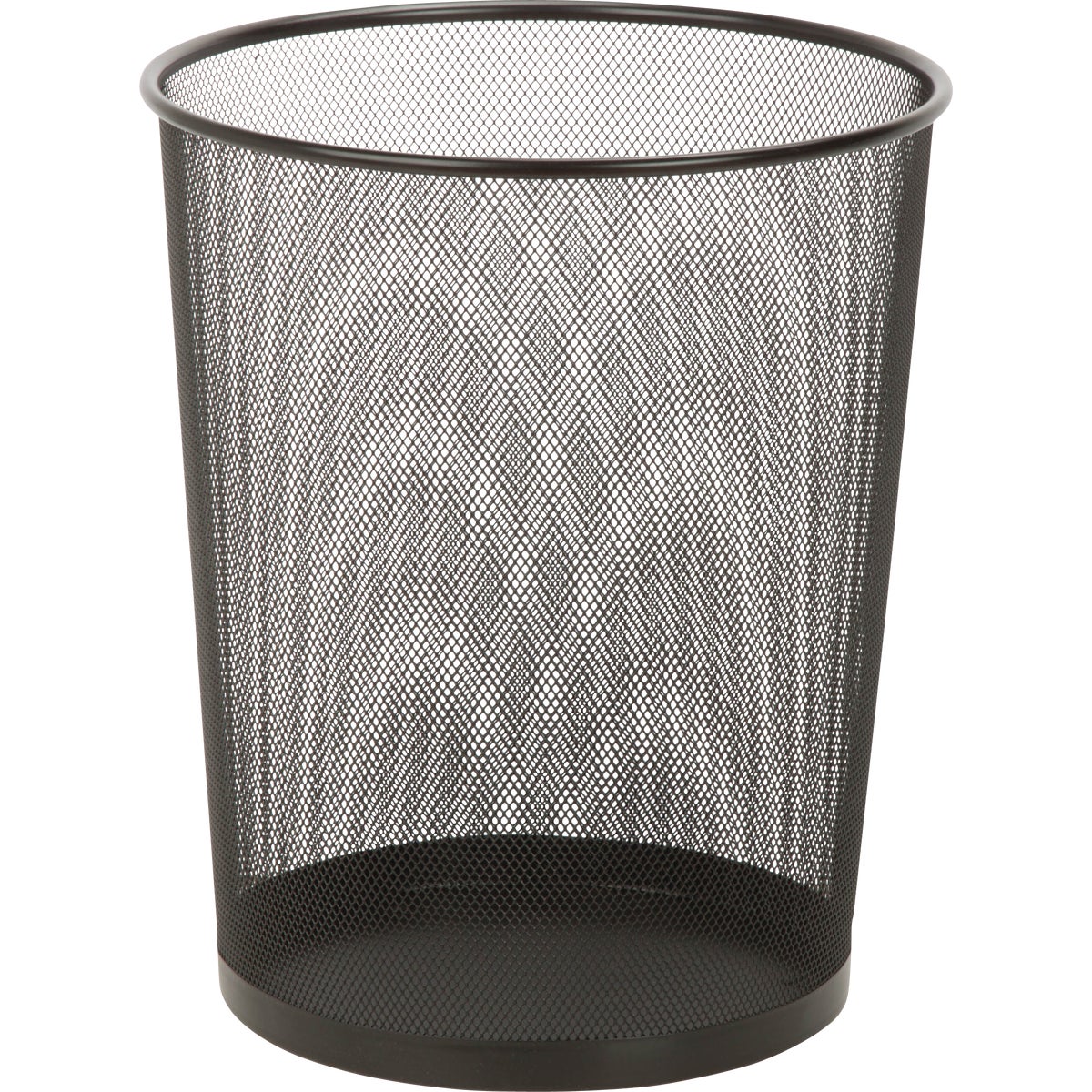 Honey Can Do 4.75 Gal. Black Mesh Wastebasket
