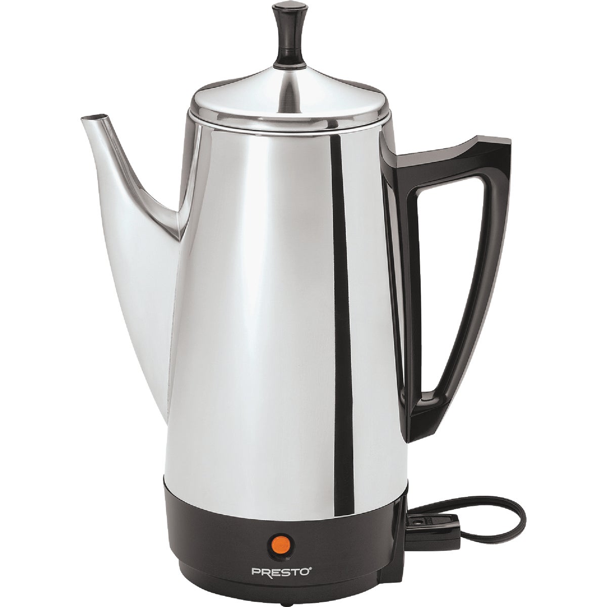 Presto 2 To 12 Cup Stainless Steel Electric Coffee Percolator
