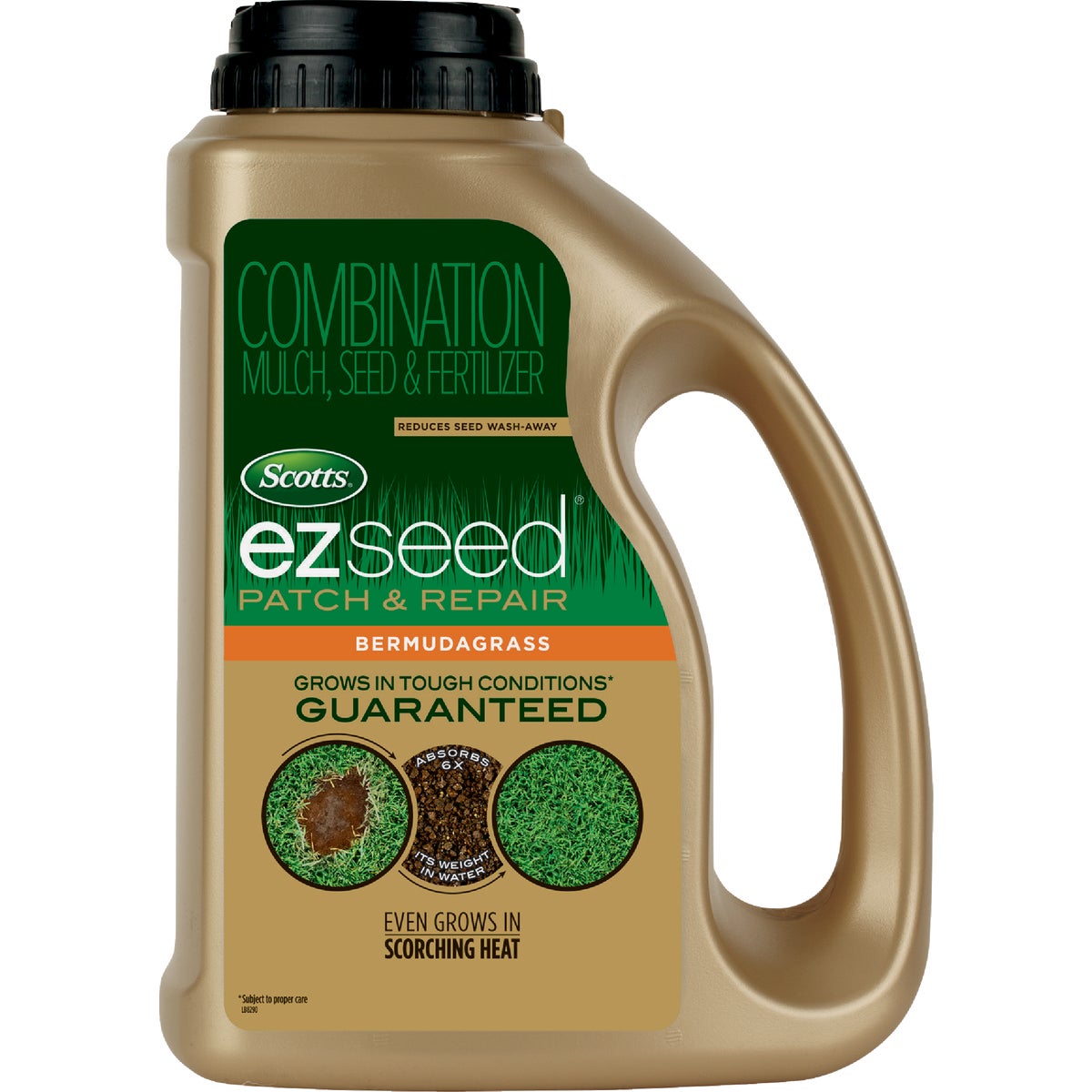 Scotts EZ Seed 3.75 Lb. 85 Sq. Ft. Patch & Repair for Bermudagrass Mulch, Seed and Fertilizer Combination