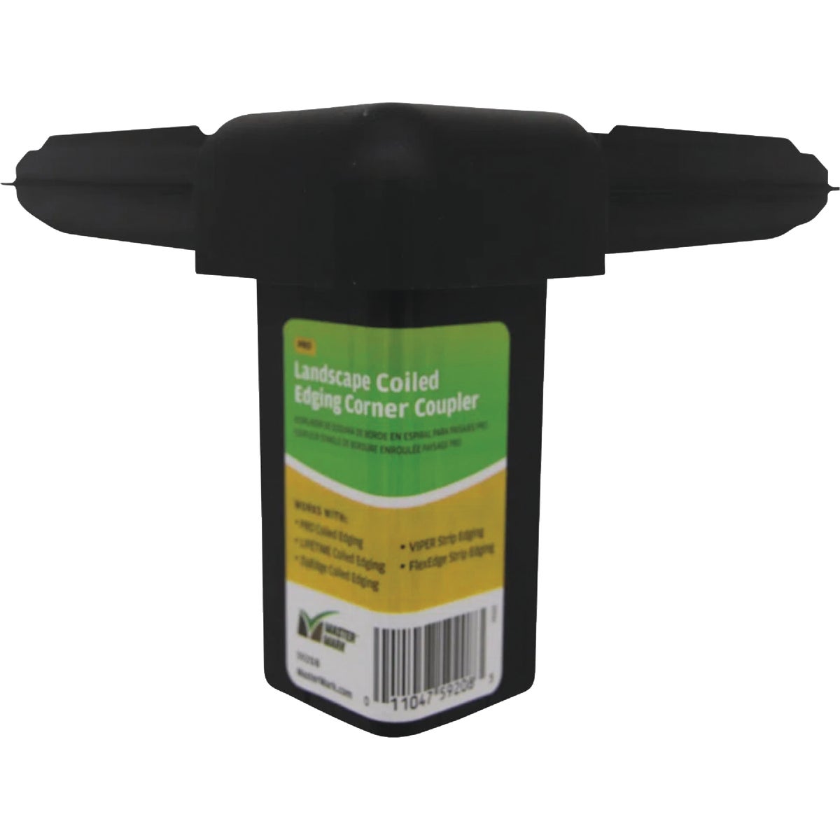 Master Mark Master Gardener 90 Deg. Black Plastic Contractor Lawn Edging Coupler
