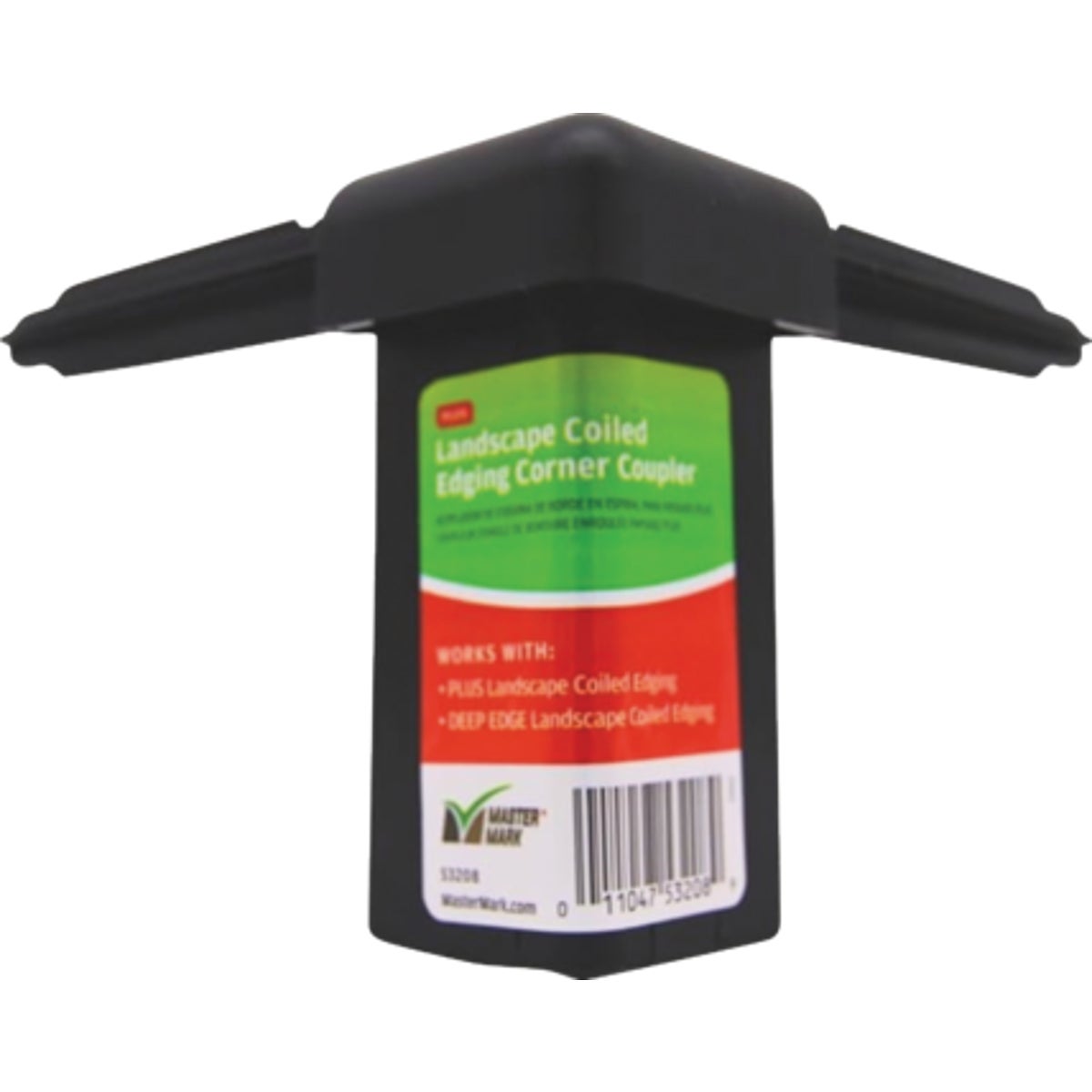 Master Mark Master Gardener 90 Deg. Black Plastic Professional Lawn Edging Coupler