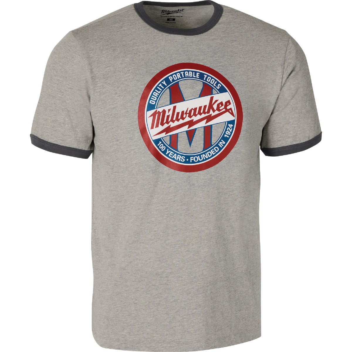 Milwaukee 100th Anniversary 2XL Gray Work Shirt