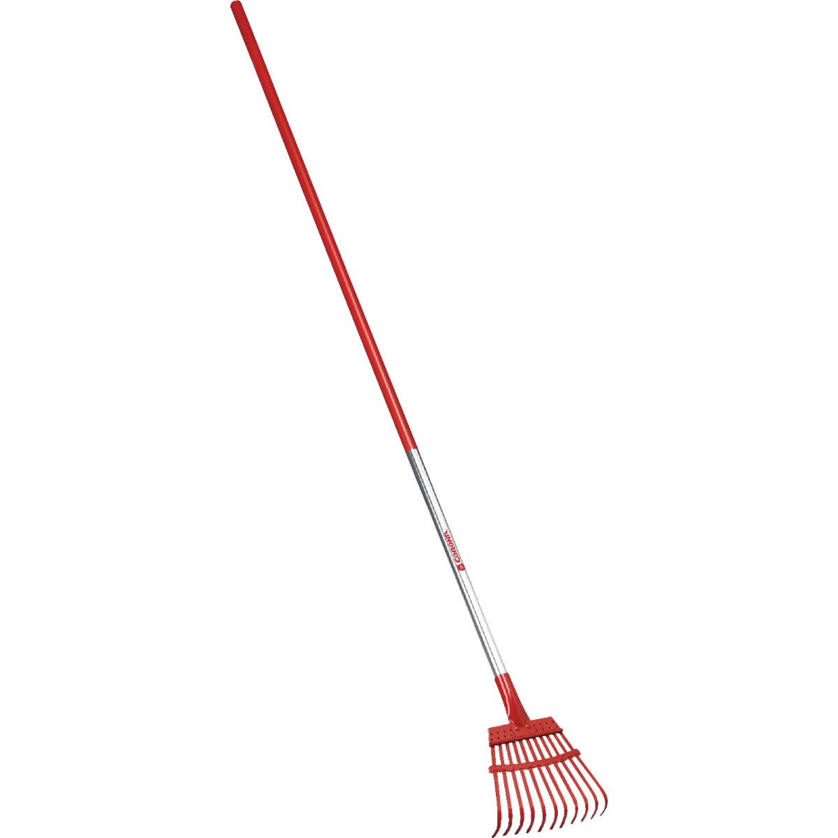 Corona 8 In. Steel Head Shrub Rake with 54 In. Aluminum Handle (11-Tine)