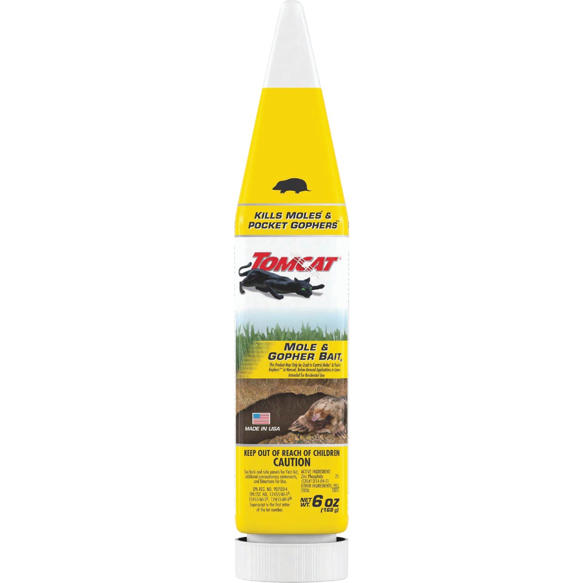 TOMCAT 6 Oz. Mole & Gopher Bait Killer