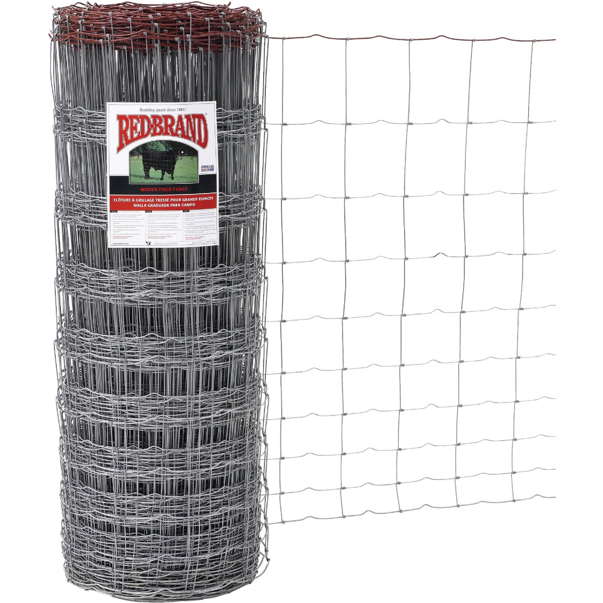 Keystone Red Brand 47 In. H. x 330 Ft. L. Galvanized Steel Class 1 Monarch Field Fence