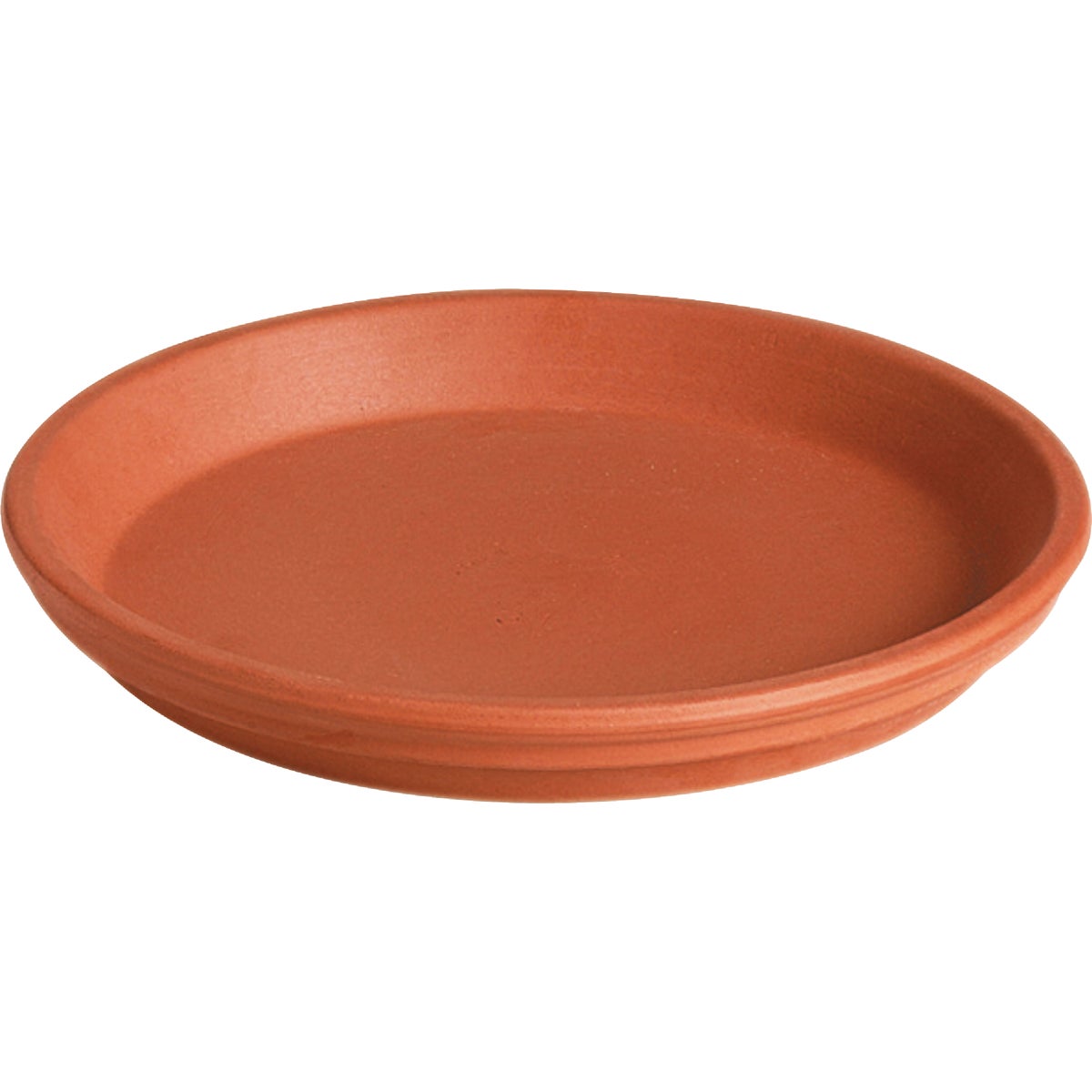 Deroma 9.8 In. Red Terracotta Clay Standard Saucer