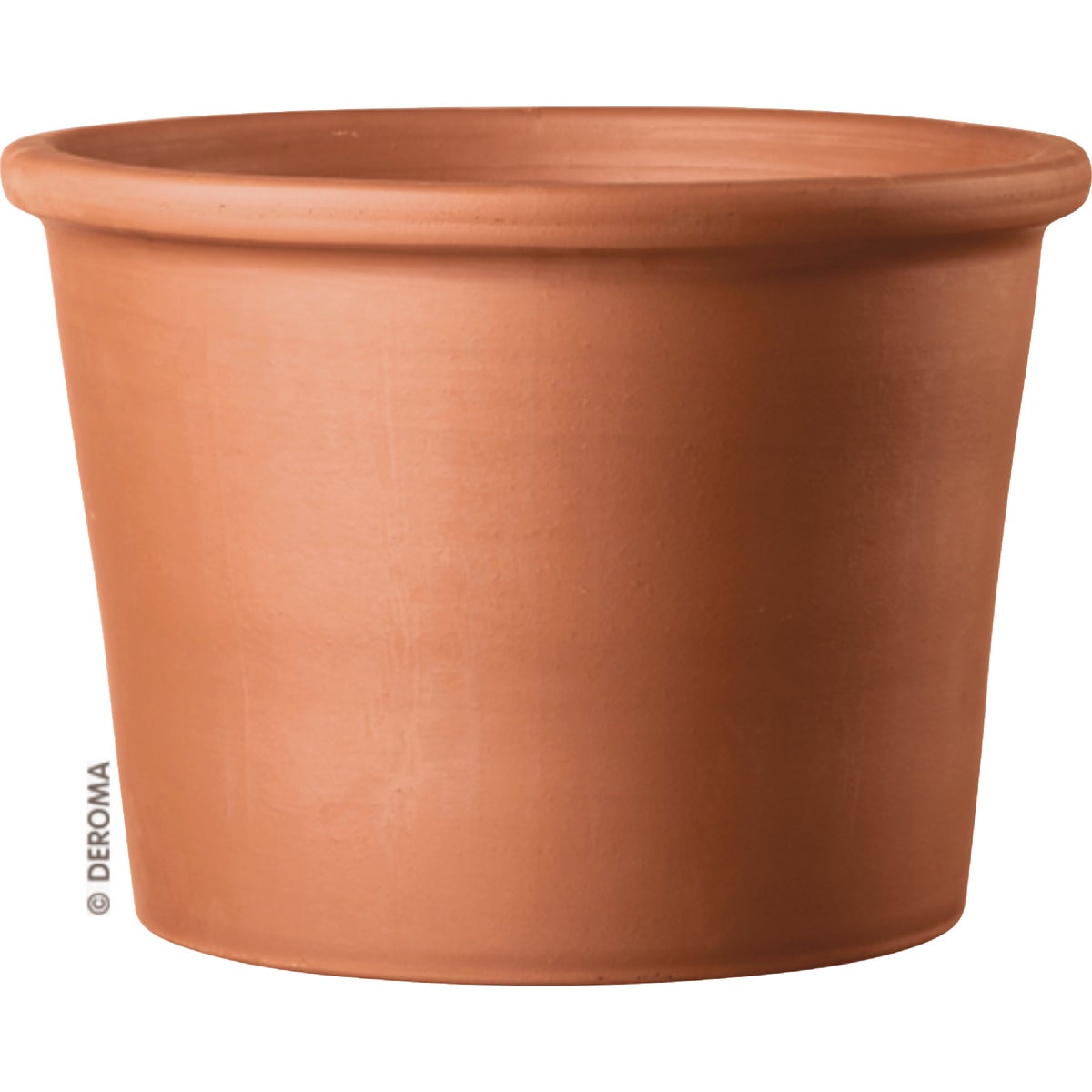 Deroma 3.1 In. Red Terra Cotta Clay Cylinder Planter