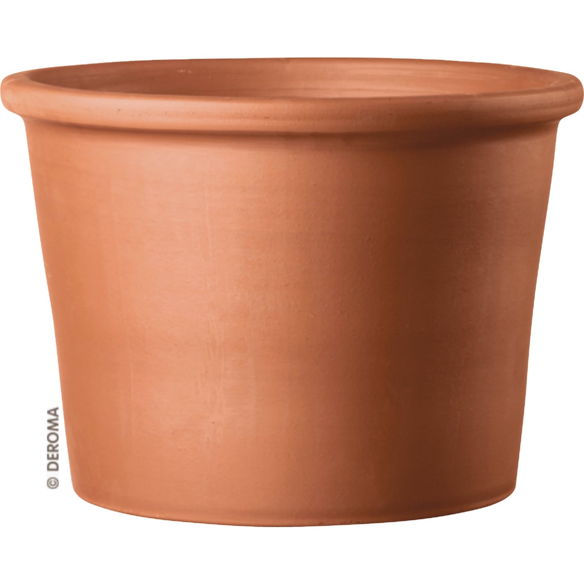 Deroma 4.7 In. Red Terra Cotta Clay Cylinder Planter