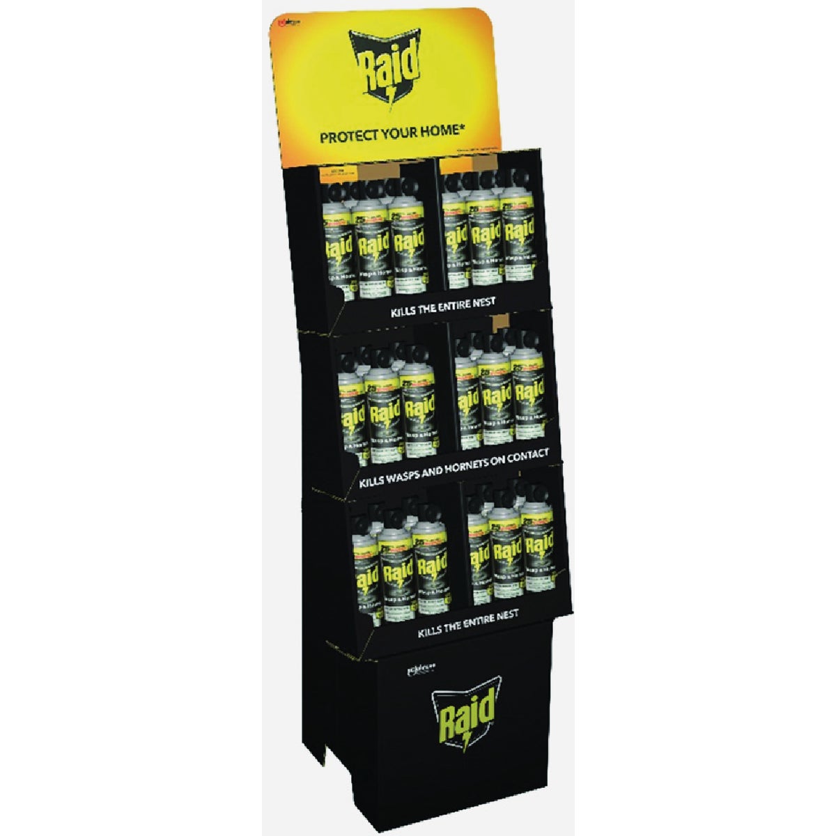 Raid 17.5 Oz. Aerosol Spray Wasp & Hornet Killer Display (36-Count)