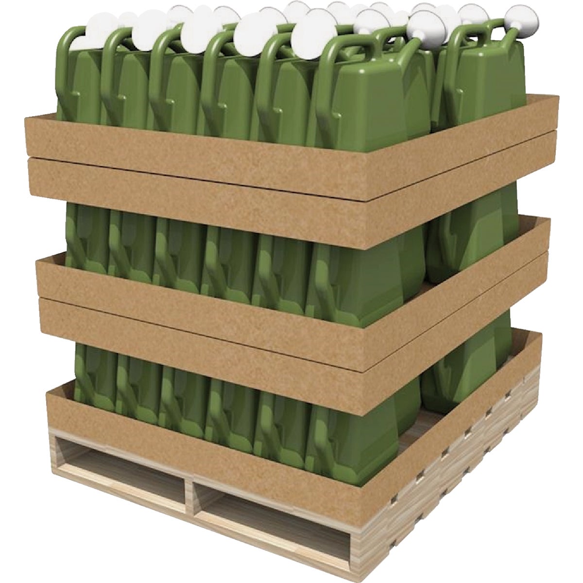 Bloem 2 Gal. Living Green Watering Can Display (72-Count)