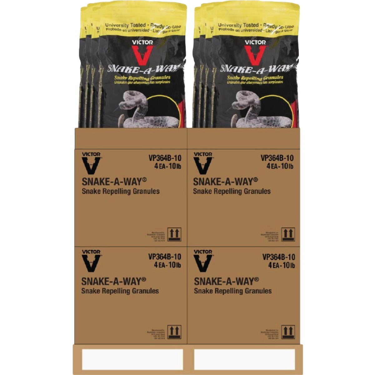 Victor Snake-A-Way 10 Lb. Granular Snake Repellent Display
