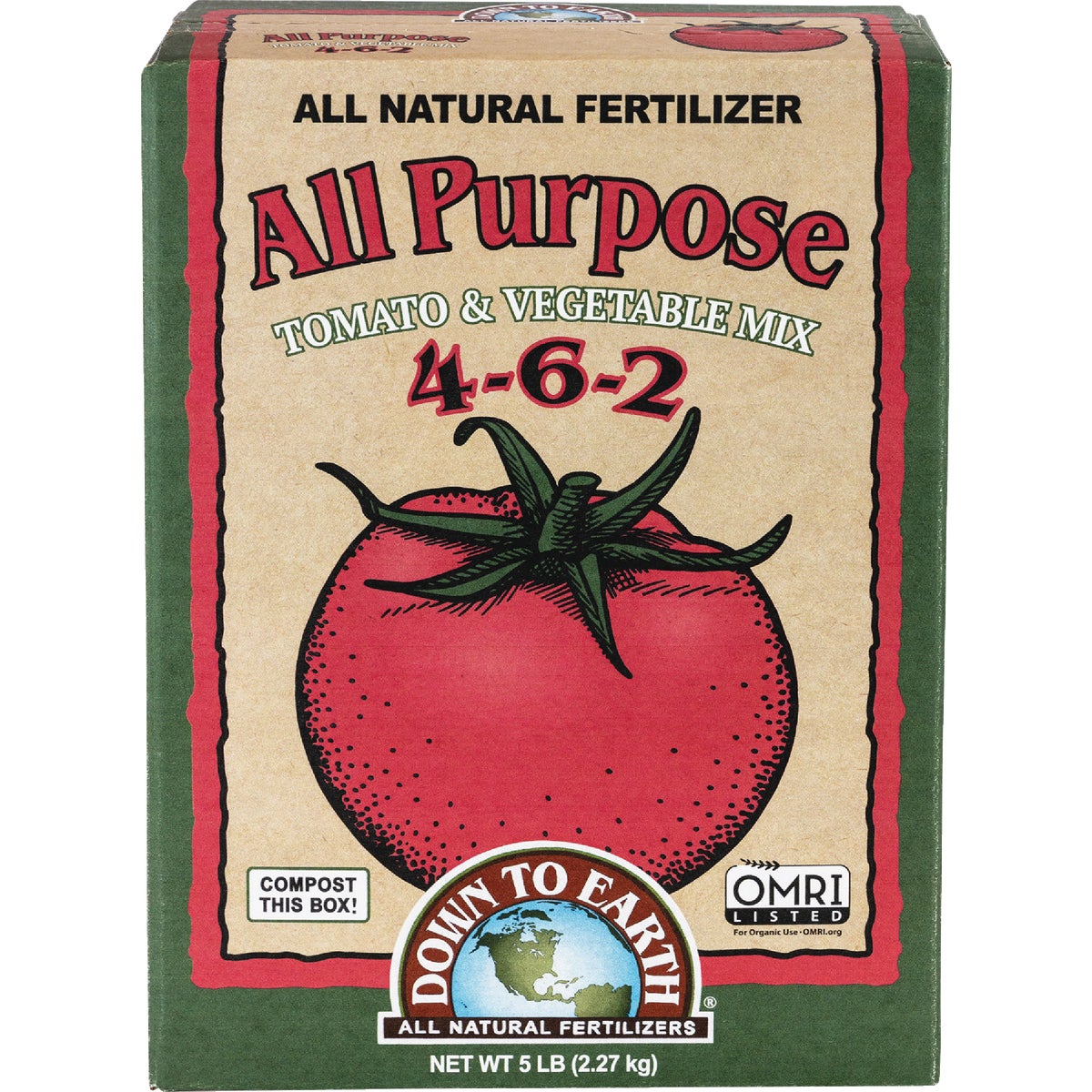 Down To Earth 15 Lb. 4-6-2 All Purpose Mix