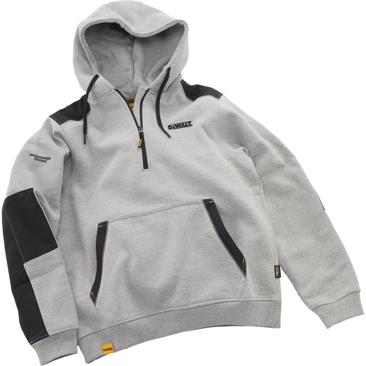 DEWALT Tough XL Heather Gray Hooded Sweatshirt
