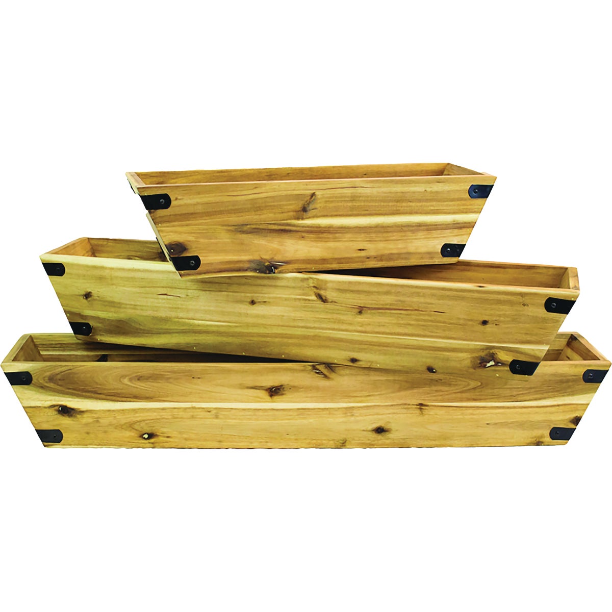 Avera Products Acacia Window Box Mixed Pallet (24-Piece)