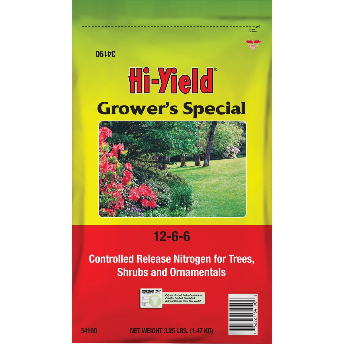 Hi-Yield Grower's Special 4 Lb. 12-6-6 Controlled Release Nitrogen