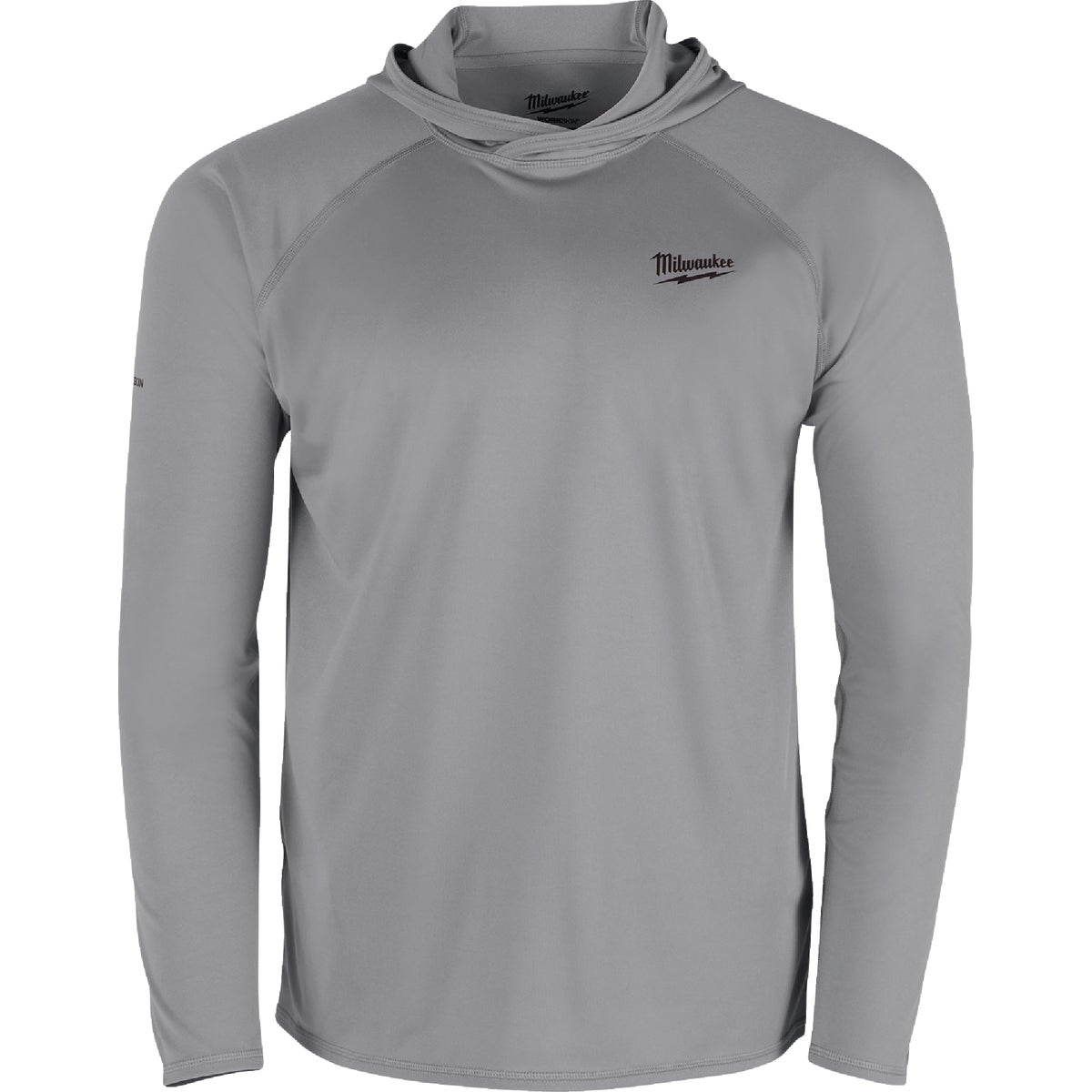 Milwaukee Workskin 2XL Gray Hooded Men's Sun Shirt
