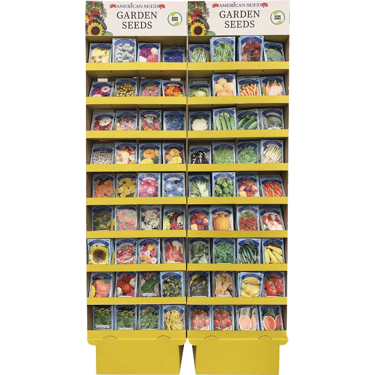 American Seed Garden Seed Assortment Display (800-Count)