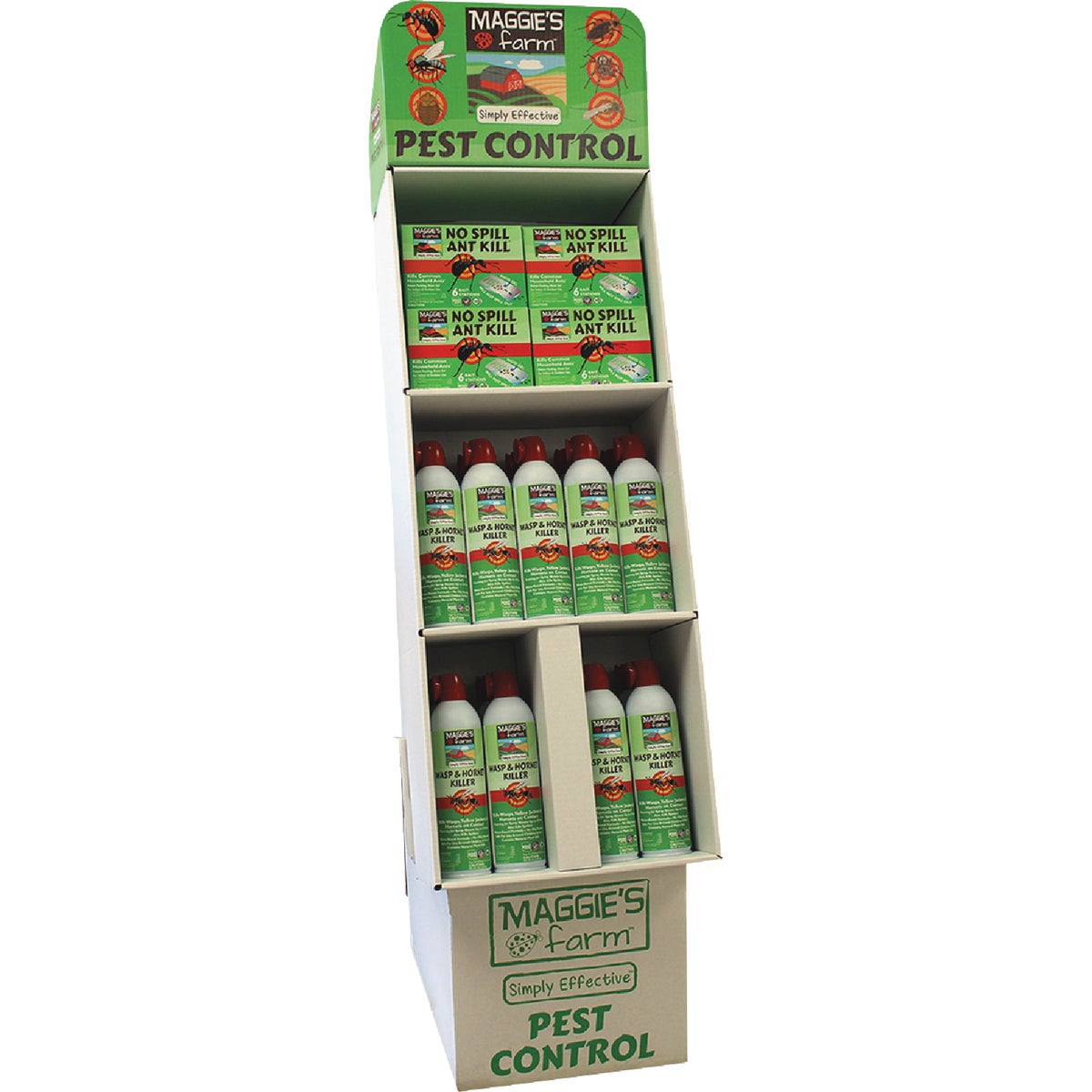 Maggie's Farm Mixed Natural Ant and Wasp & Hornet Floor Display (40-Count)