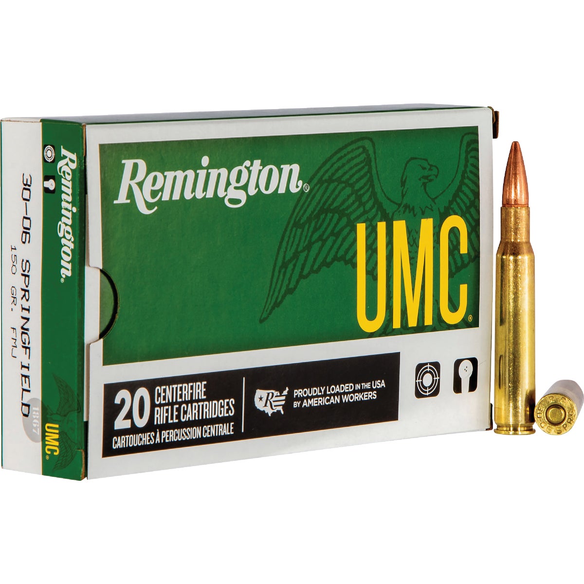 20CT 150GR FMJ REM AMMO