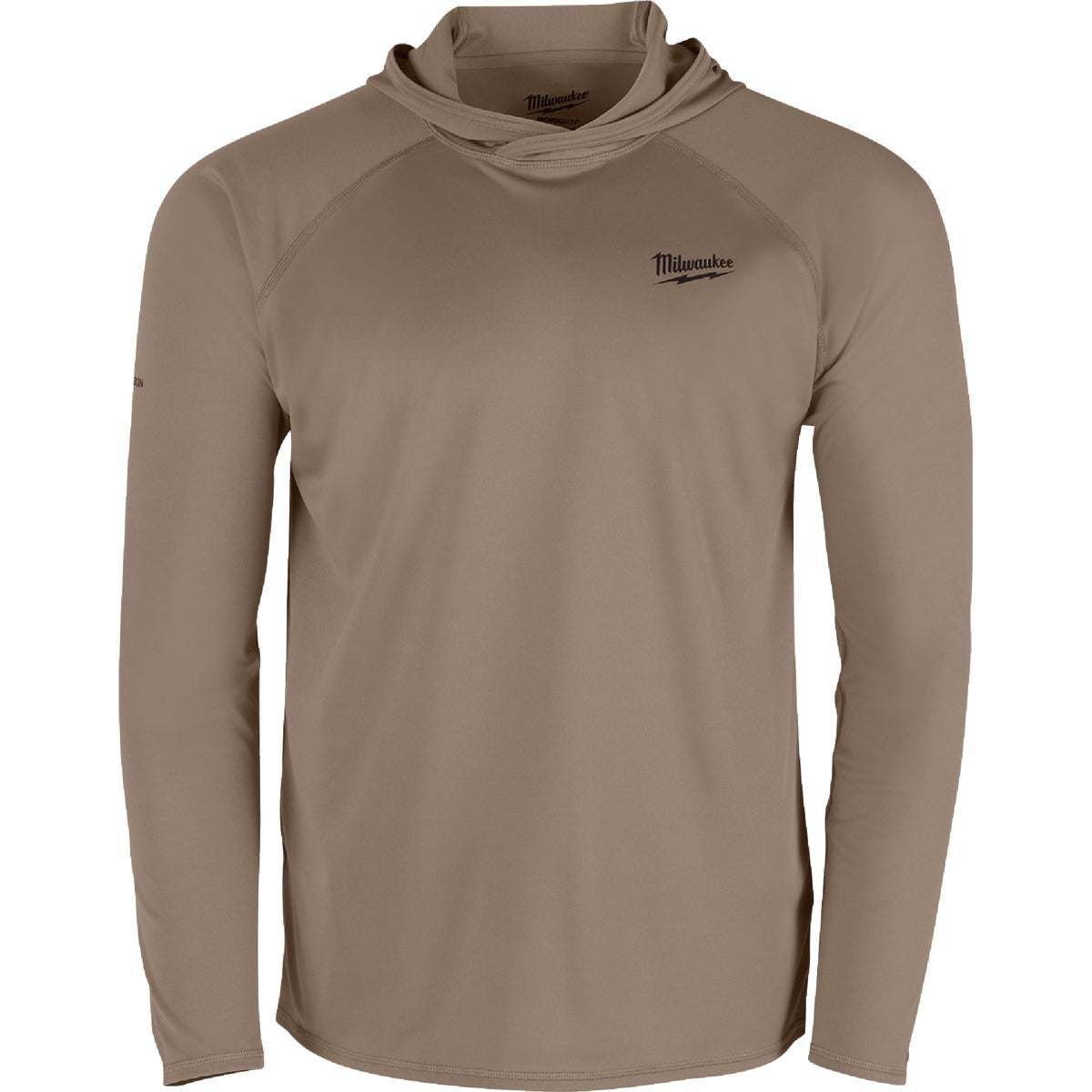 Milwaukee Workskin 2XL Sandstone Hooded Men's Sun Shirt