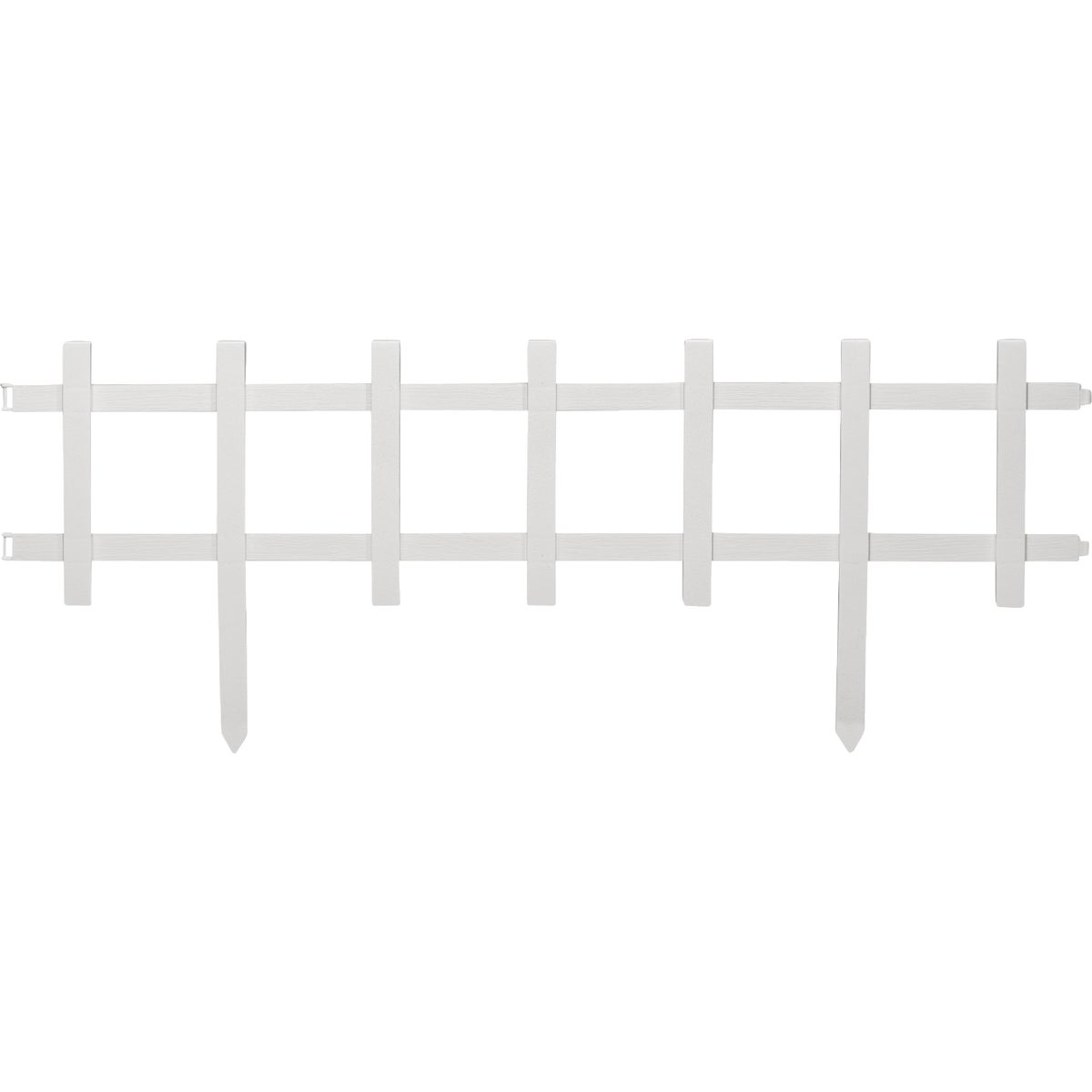 Master Mark 13.5 In. H x 33 In. L Plastic Decorative Border Fence