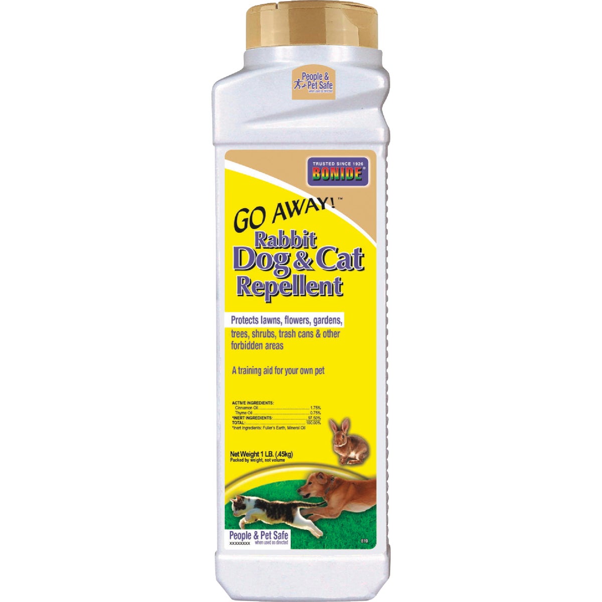 Bonide Go Away! 1 Lb. Granules Rabbit, Dog, & Cat Repellent