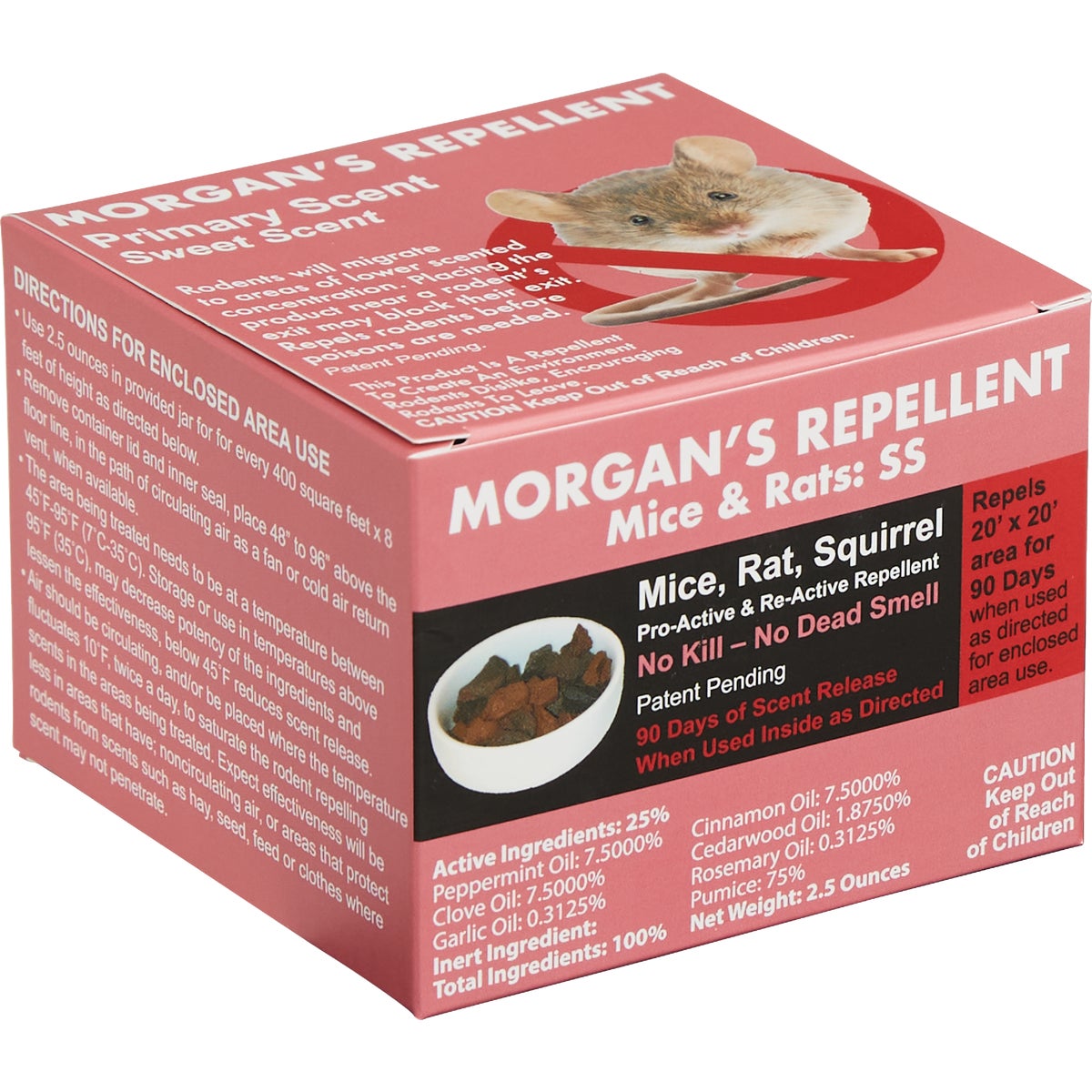 Morgan's Sweet Scent 2.5 Oz. Pumice Stone Mouse & Rat Repellent