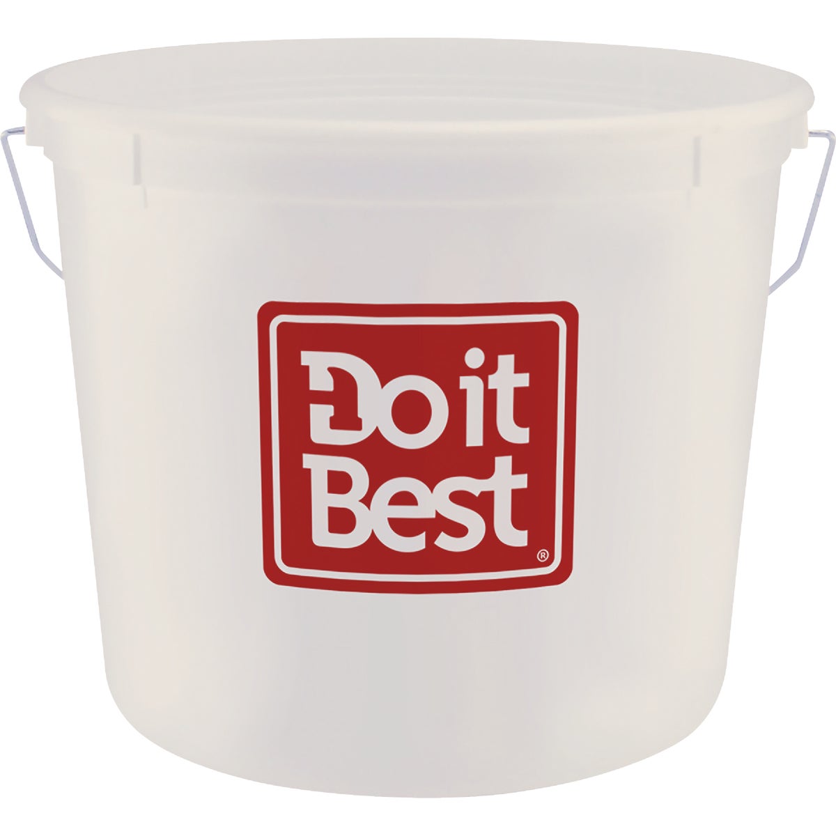 Do it Best 10 Qt. White Polysteel Pail