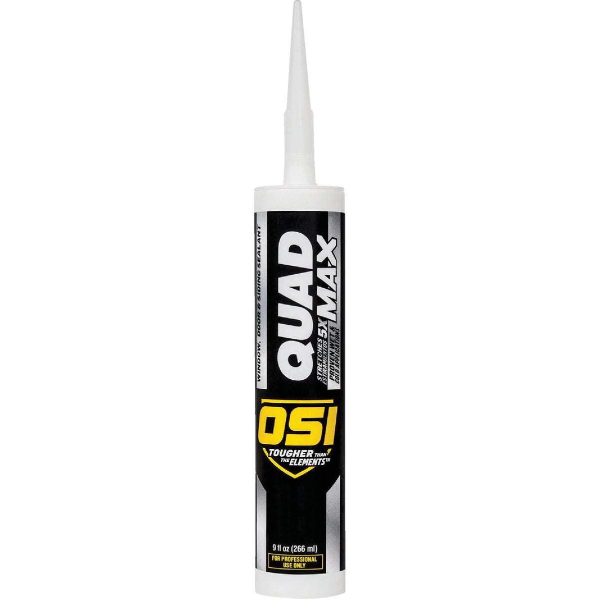 OSI QUAD MAX 9.5 Oz. Window, Door & Siding Sealant, White